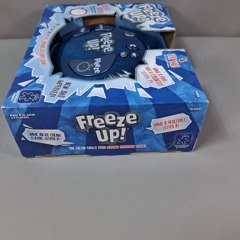 Freeze Up! Game Educational Electronic Word Game NIP Tested Works Video